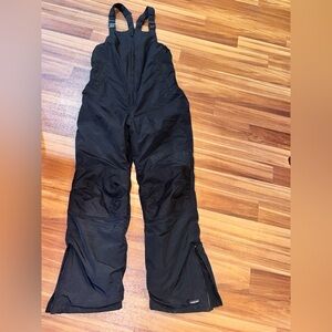 Lands' End Kids Black Overalls